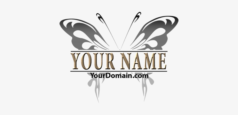 Tribal Butterfly Branding Logo Psd Template - Butterfly, transparent png download