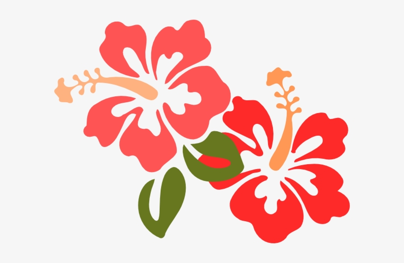 This Free Clipart Png Design Of Hibiscus Clipart - Hawaiian Flower Throw Blanket, transparent png download