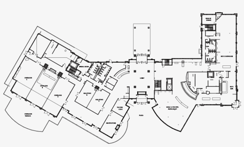 Nature Is The Focus Of The New Highland Lodge - Liberty Hotel Floor Plan, transparent png download