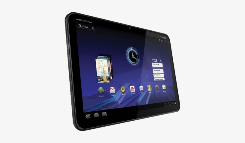 Android Tablet Png Motorola Xoom Android Tablet - Motorola Xoom Mz604, transparent png download