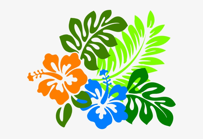 This Free Clipart Png Design Of Keanu Hibiscus Clipart - Hawaiian Party Clip Art, transparent png download