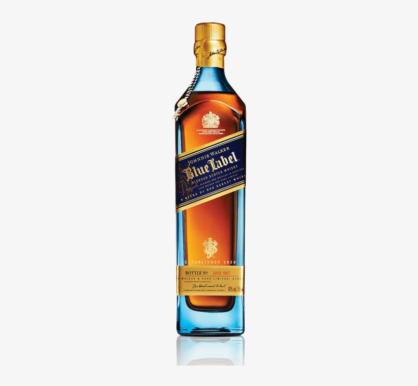 Johnnie Walker Blue Label Whisky 70cl, transparent png download