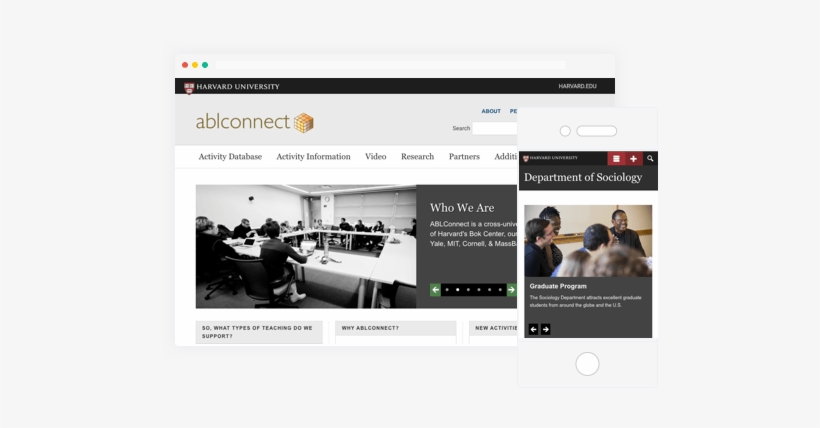 Creating Your Own Beautiful Harvard Website Is Easy - Template Openscholar, transparent png download