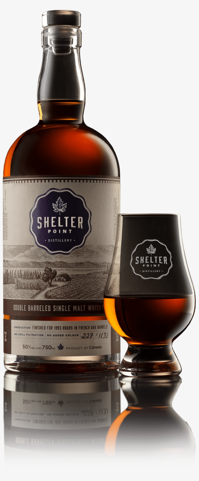 Shelter Point Double Distilled Single Malt Scotch Whisky - Single Malt Scotch Whisky, transparent png download