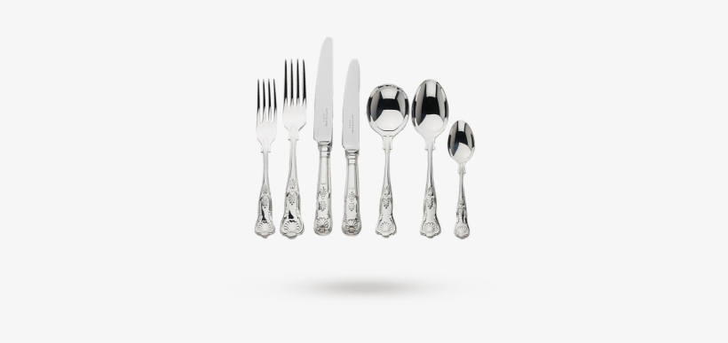 Silver Plated Kings Place 7 Place Setting - Dyrberg/kern, transparent png download