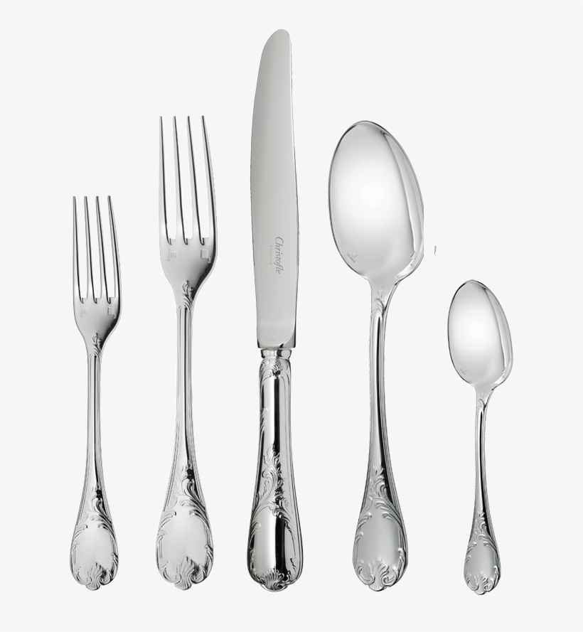 Christofle Marly 36 Pieces Set For 6 People In Chest, transparent png download