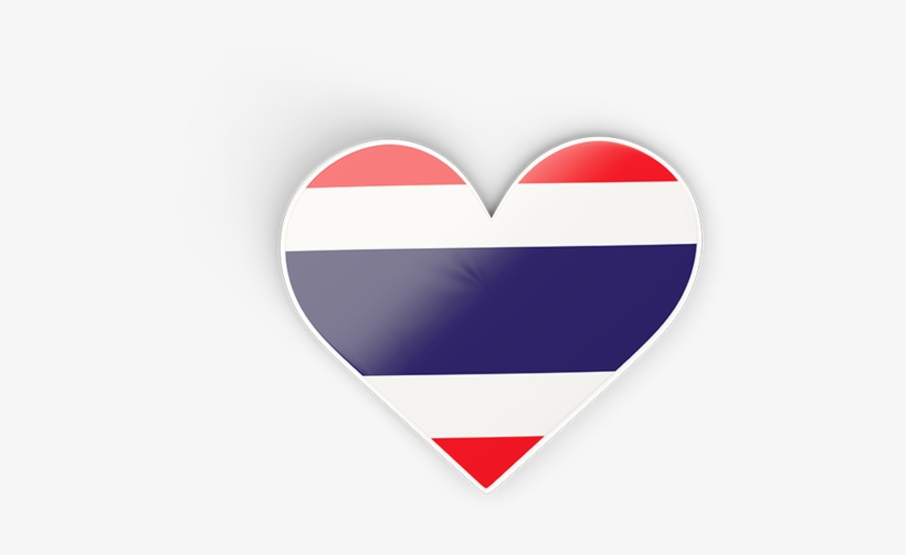 Illustration Of Flag Of Thailand - Thailand Flag Heart Png, transparent png download