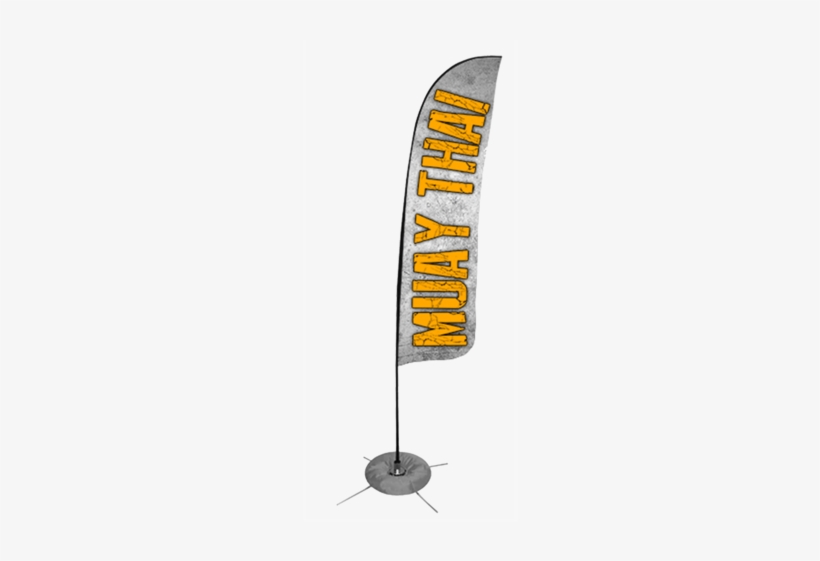 Muay Thai Feather Flag - Banner, transparent png download