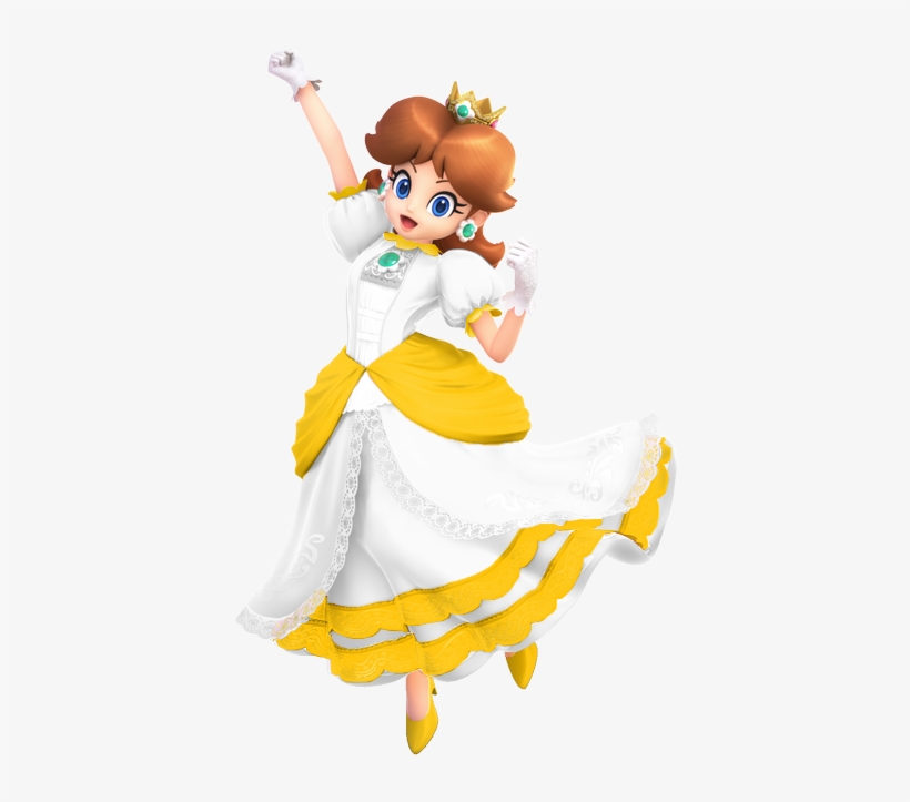 We Updated Our Daisy Fire Flower Swap For Smash Following - Ssb5 Daisy, transparent png download