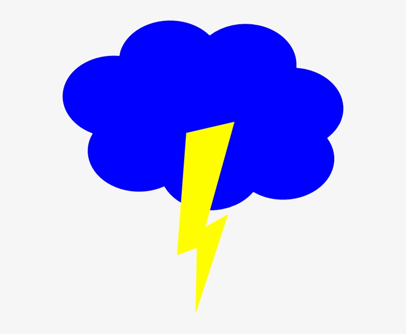 How To Set Use Lightning Cloud Svg Vector, transparent png download
