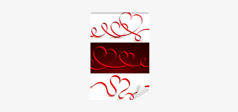 Red Tape In The Form Of Hearts - Heart, transparent png download