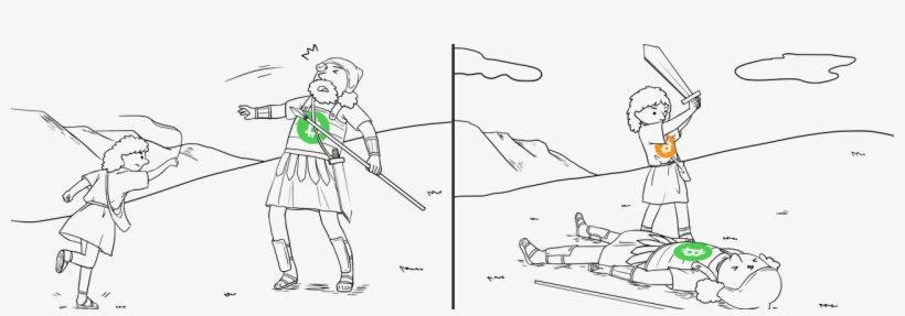 Simply Come And Flexing His Muscles To Take The Crown - David, transparent png download