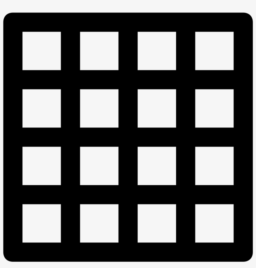 There Is A Square - Grid Icon, transparent png download