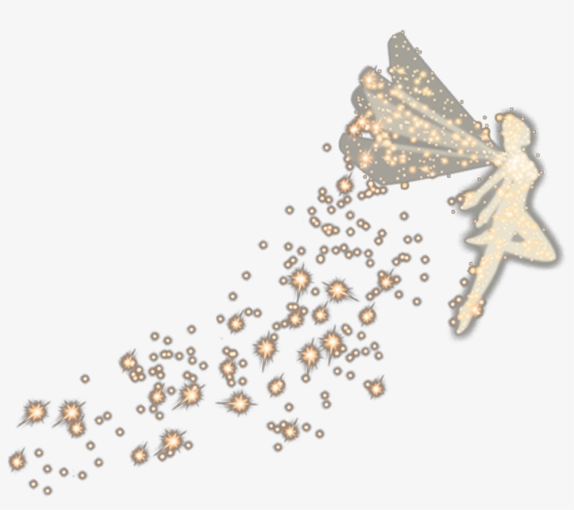 Ftestickers Fairy Light Glow Sparkle Gold - Gold, transparent png download