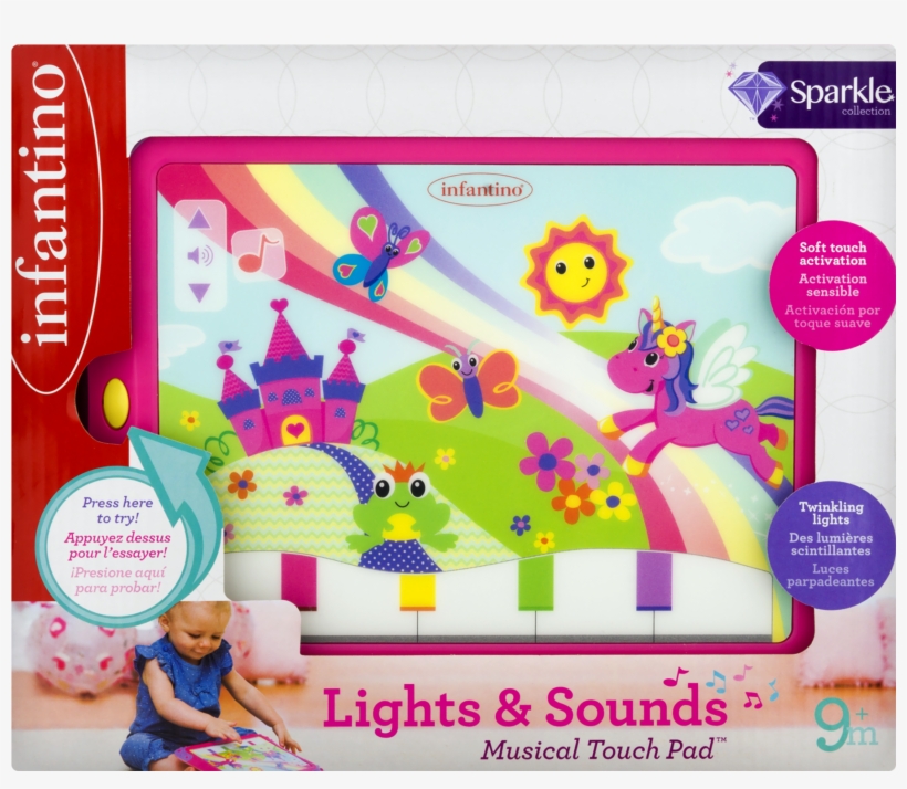 Infantino Sparkle Lights & Sounds Musical Touch, transparent png download