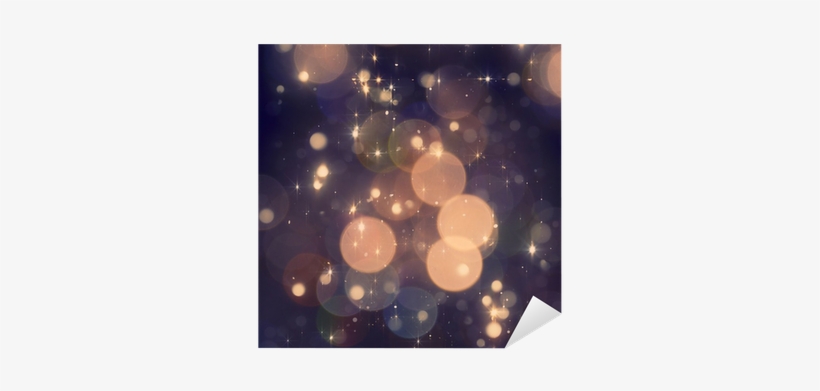 Christmas Sparkle Background With Blured Lights Sticker - Brown Sparkle Background, transparent png download