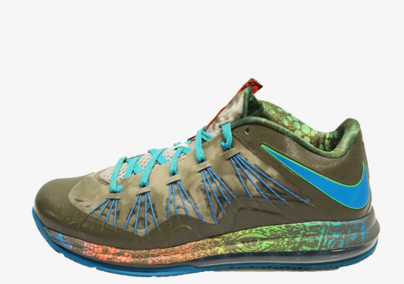 Lebron 10 Low "swamp Thing" - Sneakers, transparent png download