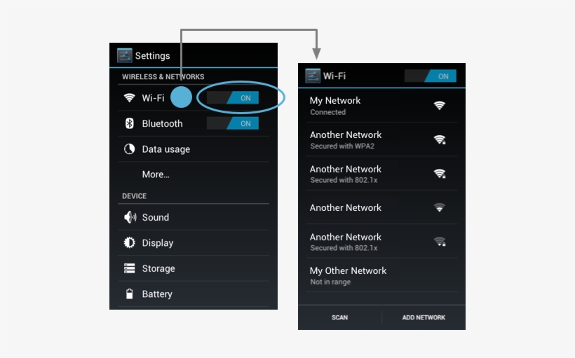 Settings Master On Off 2 - Android Wifi On Off, transparent png download