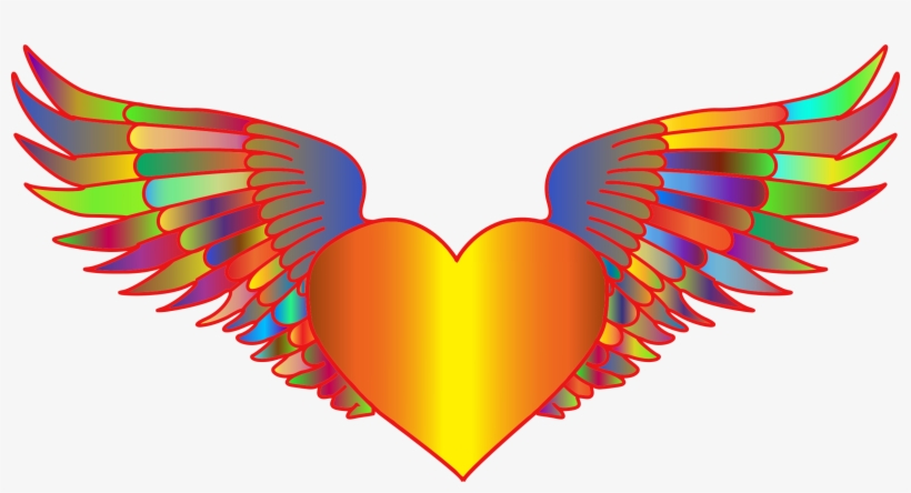 Heart And Wings Clipart - Portable Network Graphics, transparent png download