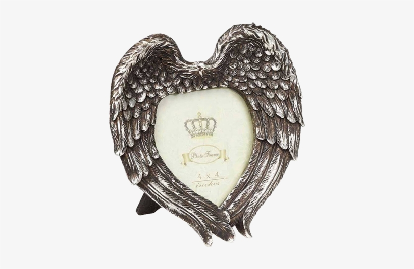 Alchemy Gothic Winged Heart Photo Frame, transparent png download