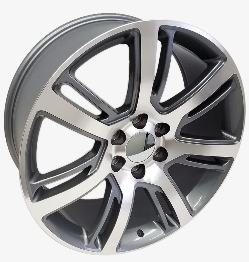 Cadillac Escalade Style, Gunmetal With Machined Face - Fiat Punto, transparent png download