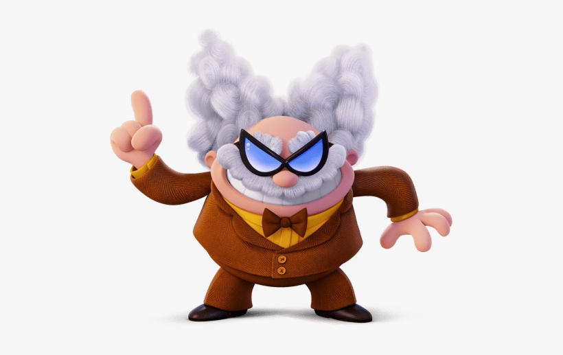 Professor Poopypants Png - Captain Underpants Movie Characters, transparent png download