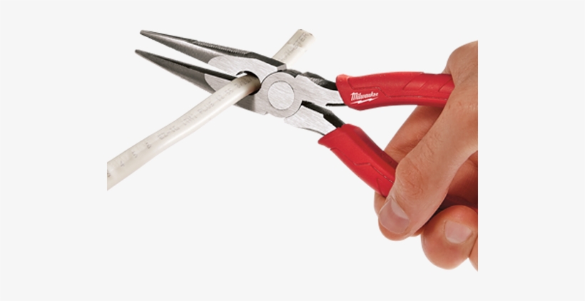 Photos Videos (0) - Milwaukee 48-22-6101 8 Long Nose Pliers, transparent png download