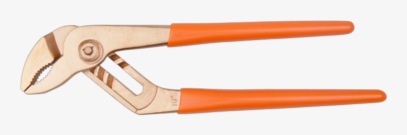 Non Sparking Groove Joint Plier Cu-be - 12" Bahco Non-sparking Groove Joint Plier - Nsb408-300, transparent png download