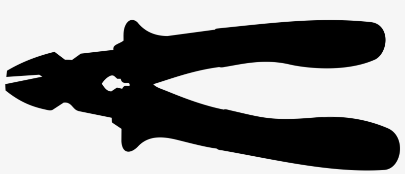 Clipart - Pliers Clipart Silhouette, transparent png download