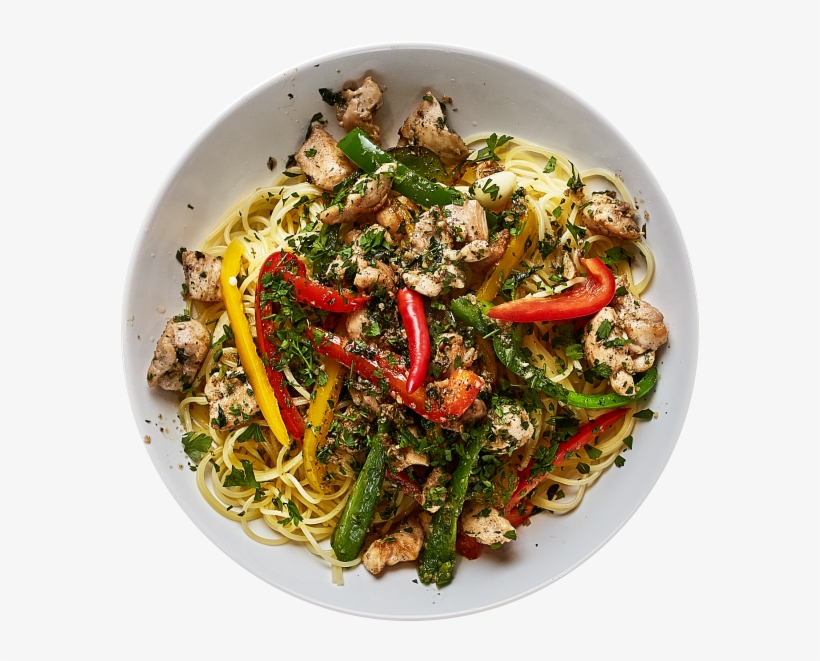 Spagetti Chicken Aglio Olio - Core Life Tuna Poke Bowl, transparent png download
