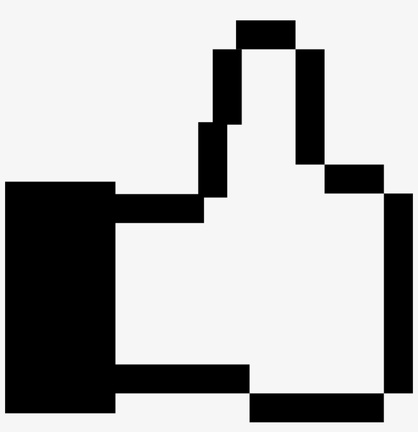 Png File - Pulgar Arriba Pixelado, transparent png download