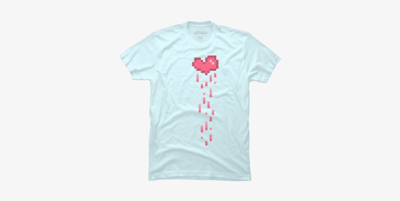 Pixelated Heart $25 - Design By Humans, transparent png download