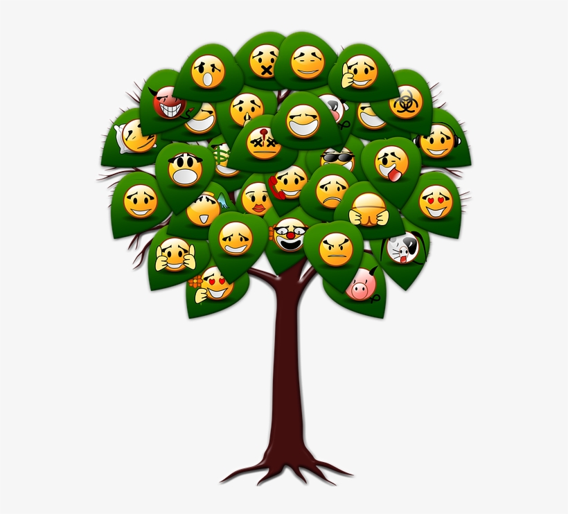 Is “feeling Down” An Emotion - Smiley Arbre, transparent png download