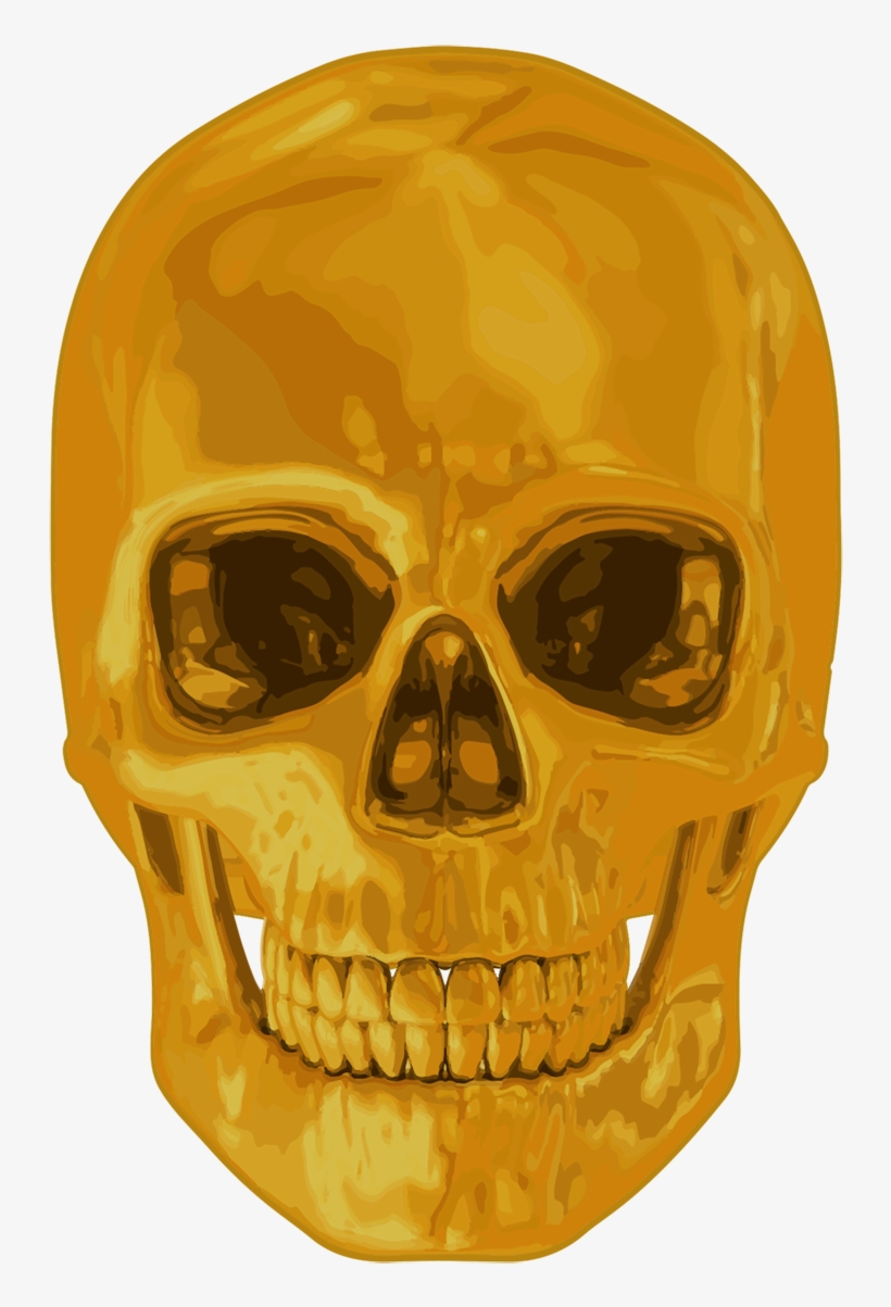 The Devil Underground - Gold Skull Png, transparent png download