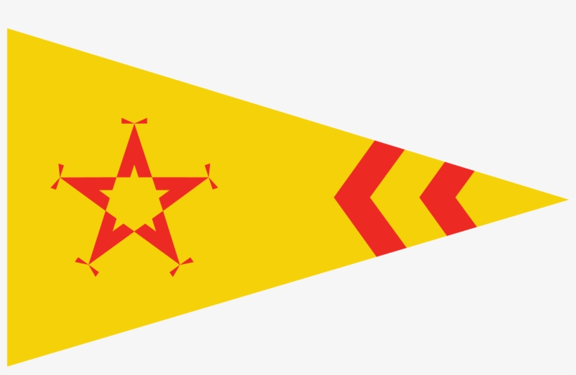 North Dakota Redesign But It's In A Pennant Flag - Graphic Design, transparent png download