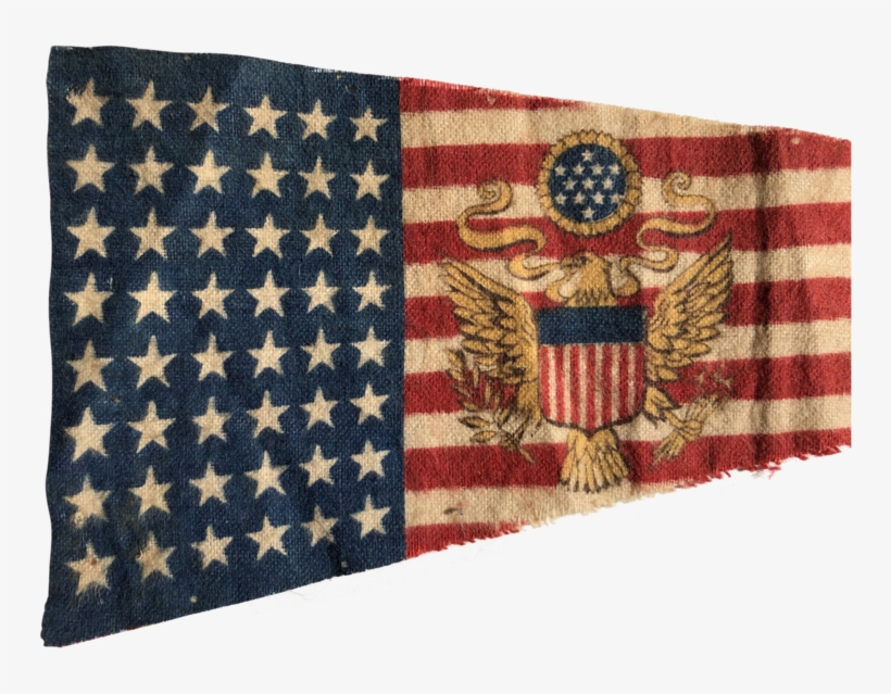 48 Star Pennant Flag, 1950s Stars & Stripes Pennant - .com, transparent png download
