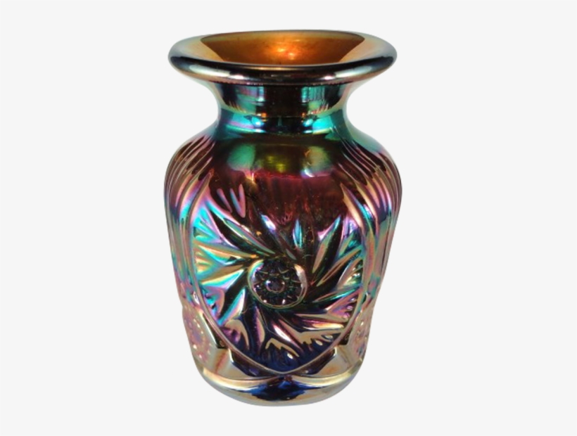 Riihimaki Finland Starburst & Crown Blue Vase - Vase, transparent png download
