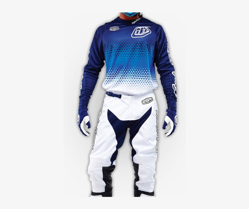 White/ Navy - Troy Lee Starburst White Navy, transparent png download