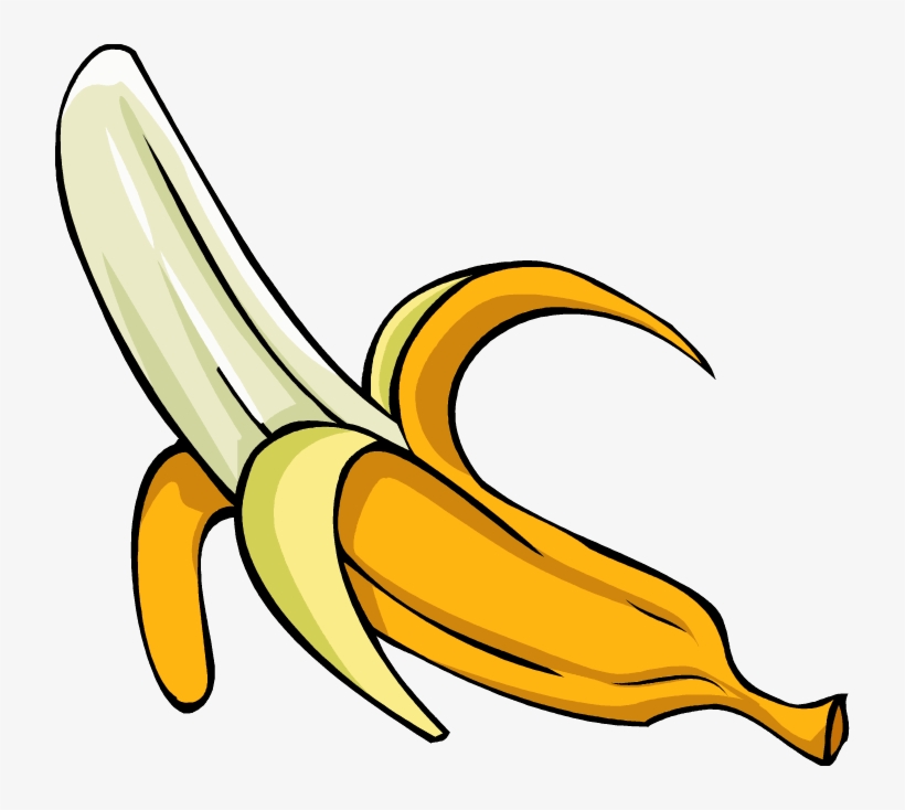 Banana Bitch Banana Bananas Bananabitch Peel Random - Clip Art Of Food, transparent png download