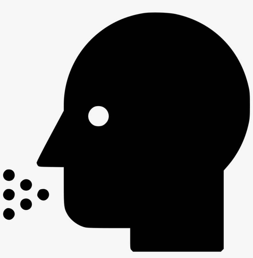 Coughing Sneezing Cold Infection Influenza Comments - Human Talking Icon Png, transparent png download