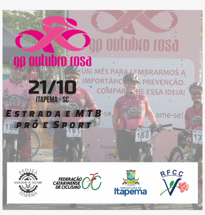 Gp Outubro Rosa De Ciclismo Em Itapema Atrai Ciclistas, transparent png download