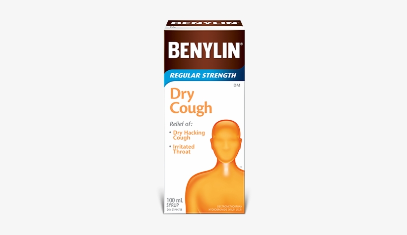 Dry Cough Syrup - Benylin Dm, transparent png download
