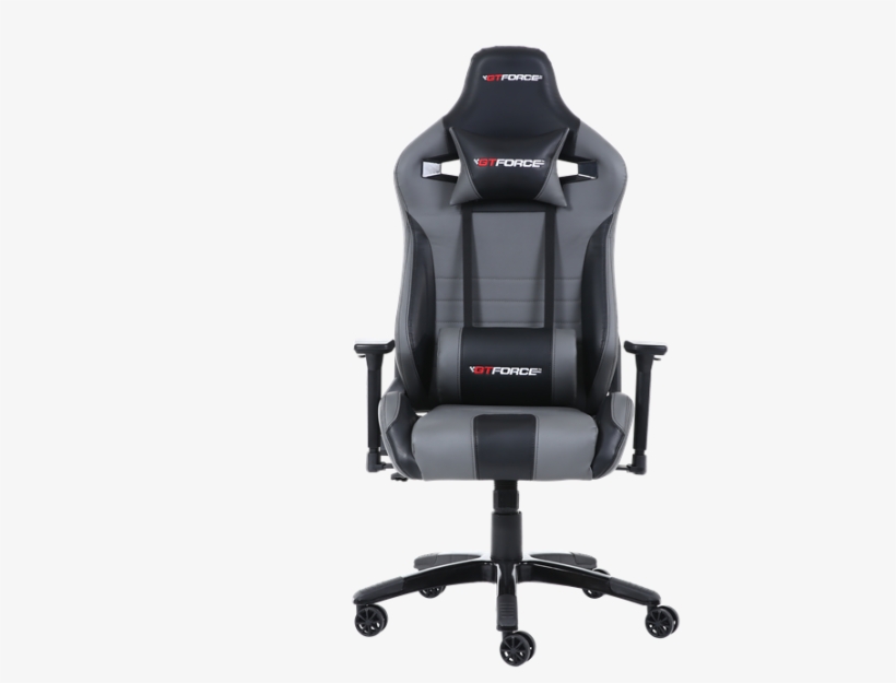 Gtforce Speed Gaming Chair With Recline In Black/grey - Sillas Game, transparent png download