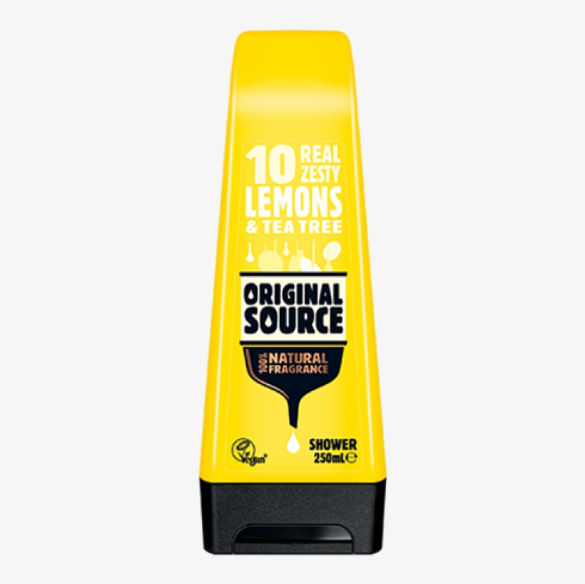 Reboot Lemon And Tea Tree 250ml - Original Source Coconut And Shea Butter, transparent png download