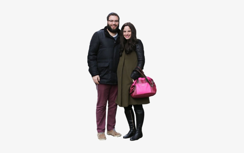 Pareja-moderna - Diaper Bag, transparent png download