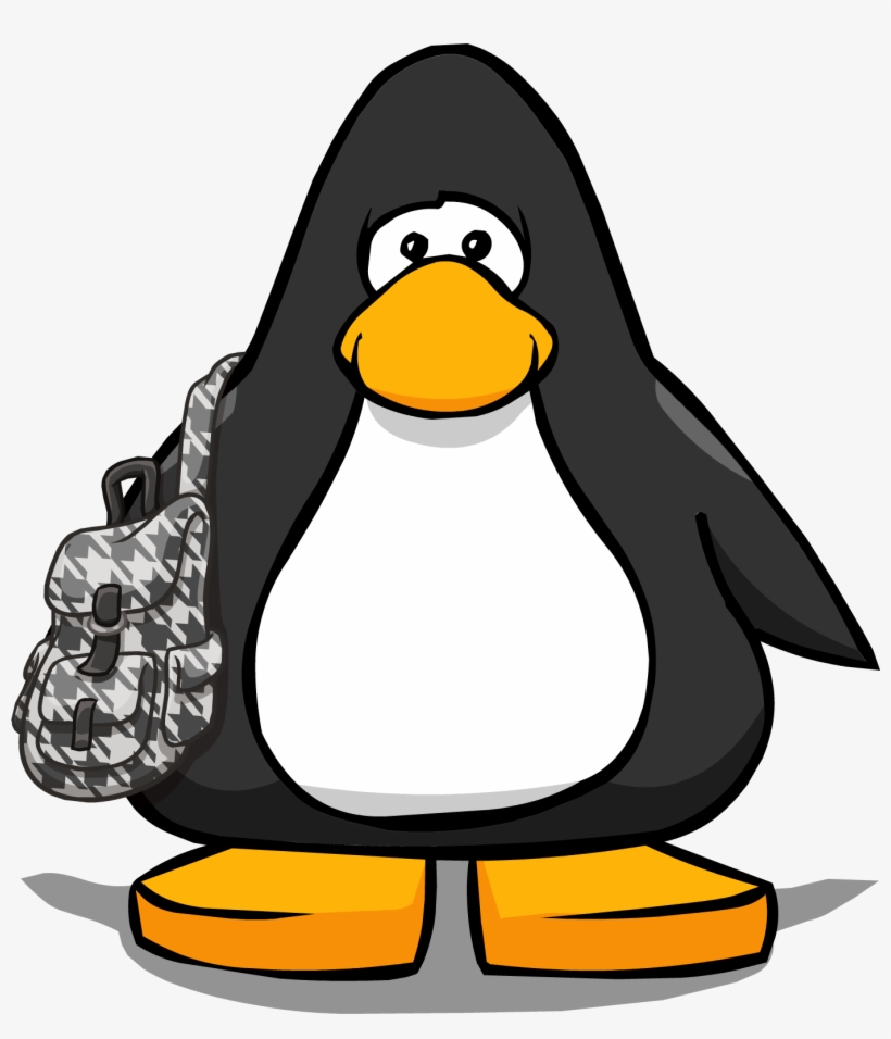 Houndstooth Bag Pc - Penguin With Hard Hat, transparent png download