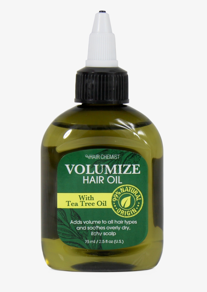 Volumize Hair Oil With Tea Tree Oil By Hair Chemist - Oil, transparent png download