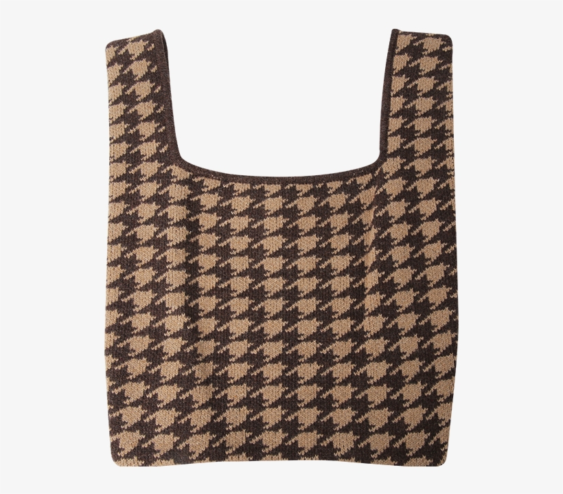 Houndstooth Pattern Tote Bag By Stylenanda - 岐阜 女子 高校 制服, transparent png download