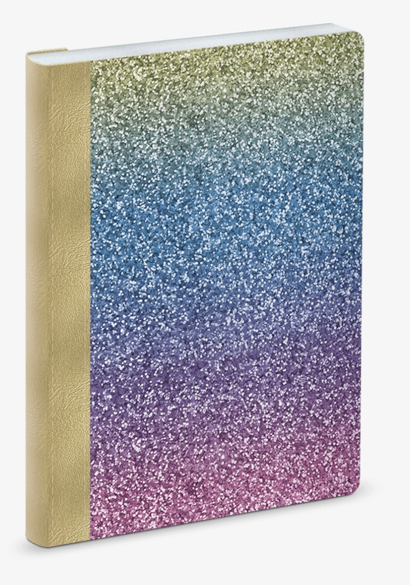 Pastel Rainbow Glitter Journal - Imitat-goldglitter-beschaffenheits-muster Töpfeuntersetzer, transparent png download
