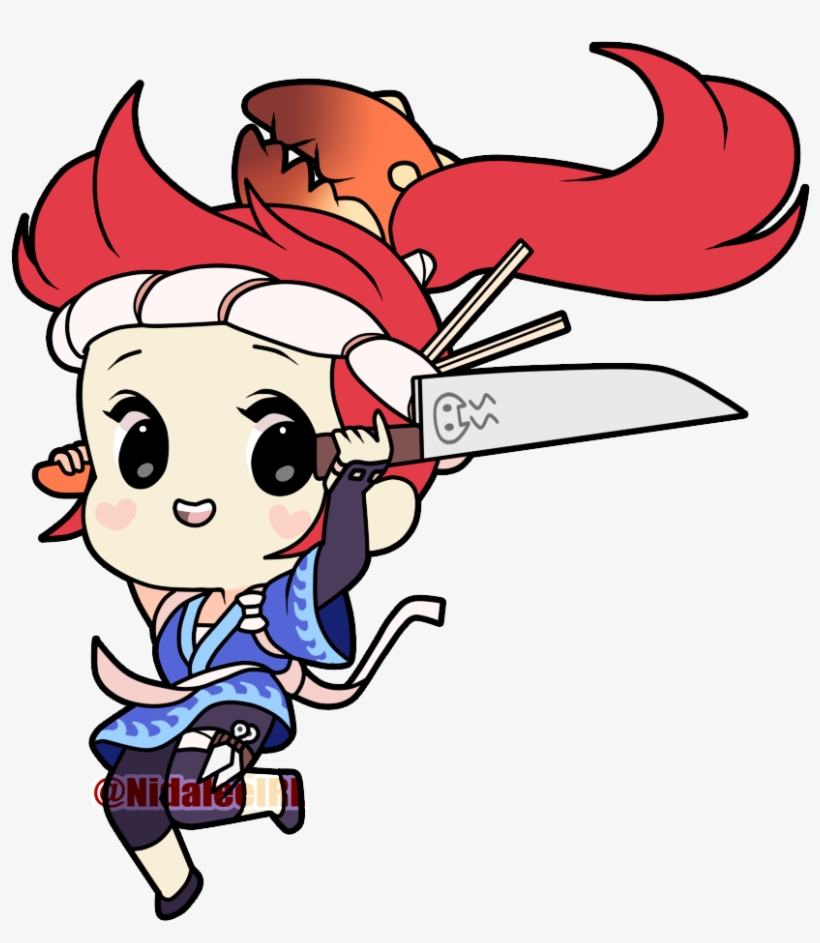 Download Never Miss A Moment - Sashimi Akali Fan Art | Transparent PNG ...